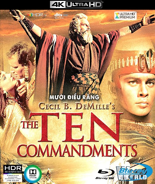 4KUHD-667. The Ten Commandments - Mười Điều Răn 4K-66G (DTS-HD MA 7.1 - DOLBY VISION)